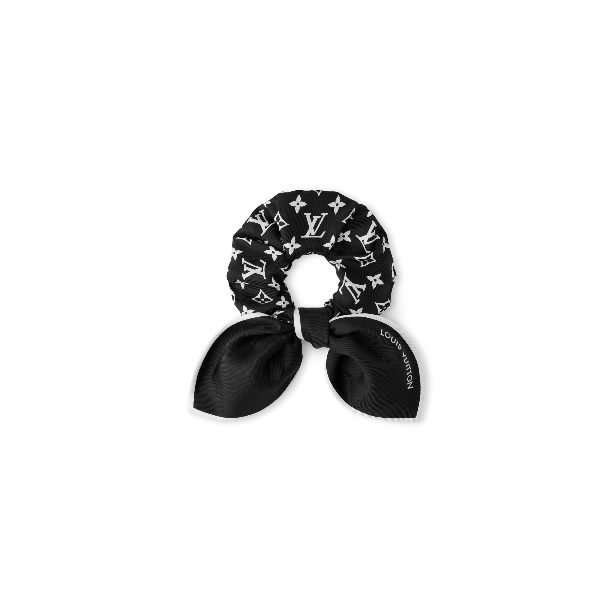 ヘアアクセサリー SSIL X MONOGRAM SCRUNCHIE BLACK SSIL X MONOGRAM SCRUNCHIE BLACK (S_S.IL/ヘアアクセサリー